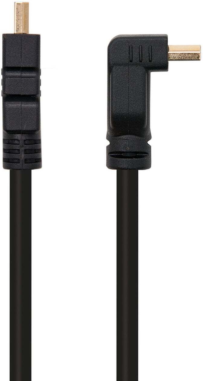 Cabo HDMI HEC 90&ordm; A M/M 1.8 M Preto image number 1