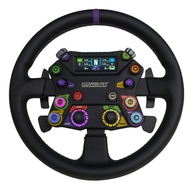 Volante Conspit 310 APEX, ARGB, Display 2.99", Dual Paddles 310mm com Quick Release CDR image number 0