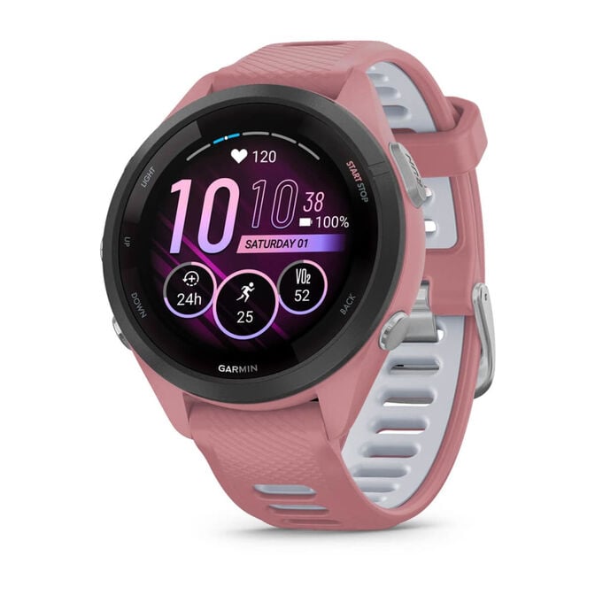 Smartwatch Garmin Forerunner 265S 42mm Rosa/Branco image number 0
