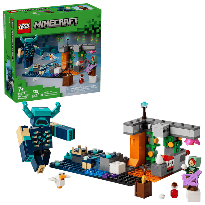 LEGO Minecraft: O Encontro com o Guarda, 238 Pe&ccedil;as (21274) image number 0