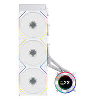 Water Cooler CPU AIO Lian Li HydroShift II LCD-C 360TL FLEX Wireless Branco - 360mm