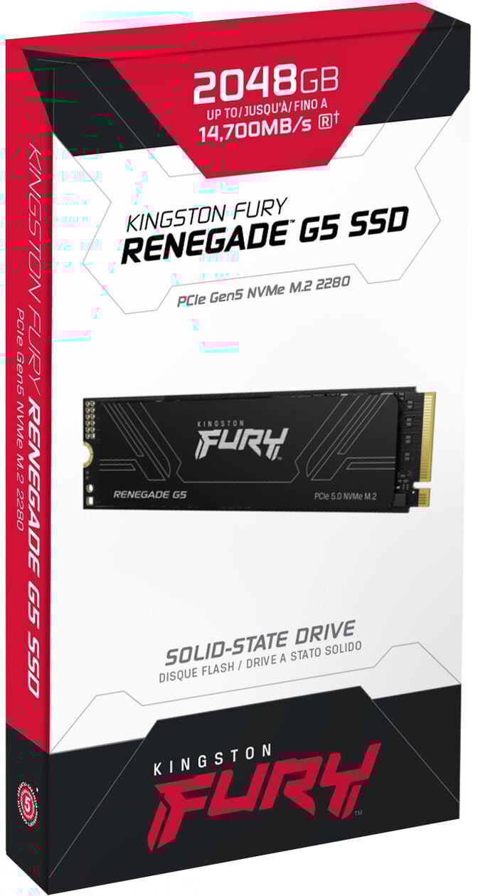 SSD Kingston Fury Renegade G5 2TB Gen5 M.2 NVMe 2280 (14700/14000MB/s) image number 3