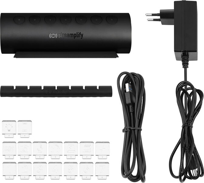 HUB Streamplify CTRL 7 Slot RGB 12V EU - Preto image number 10