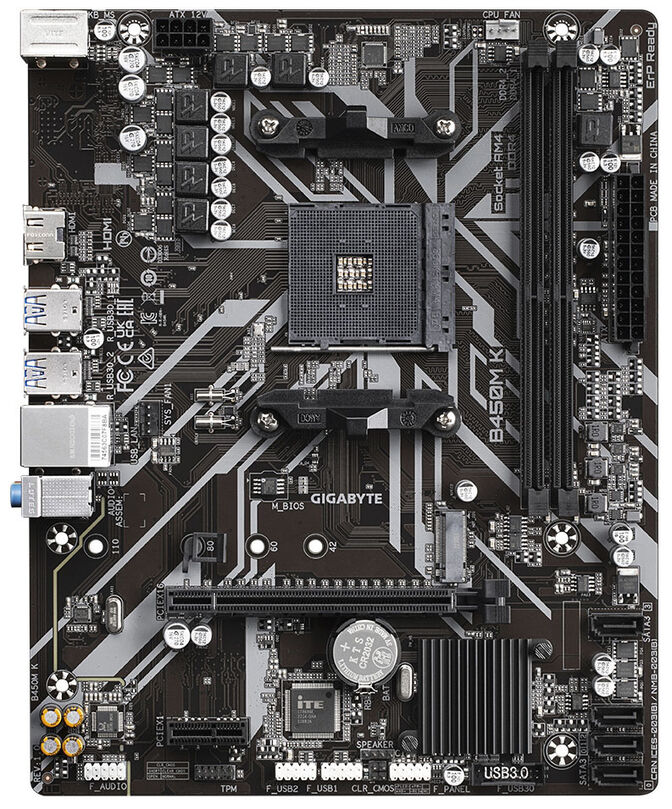 Motherboard Gigabyte B450M-K image number 1
