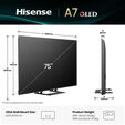 Televis&atilde;o Hisense 75A7Q 75" QLED UltraHD 4K VIDAA image number null