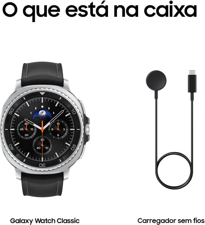 Smartwatch Samsung Galaxy Watch 8 Classic 46mm LTE Preto image number 10