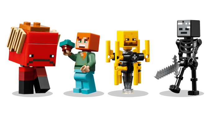 LEGO Minecraft: A Batalha da Lava do Nether, 99 Pe&ccedil;as (21266) image number 2