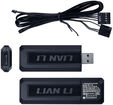Ventoinha Lian Li UNI FAN SL120 Infinity Wireless RGB PWM Preto 120mm (Pack 3) image number null