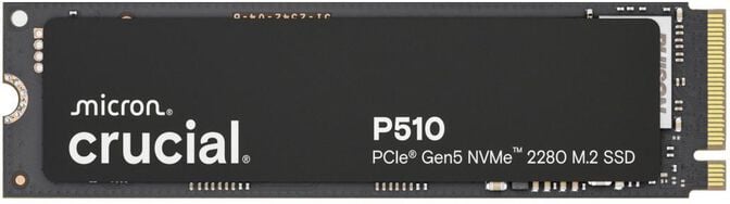 SSD Crucial P510 1TB NAND Gen5 M.2 NVMe 2280 (11000/9500MB/s) image number 0