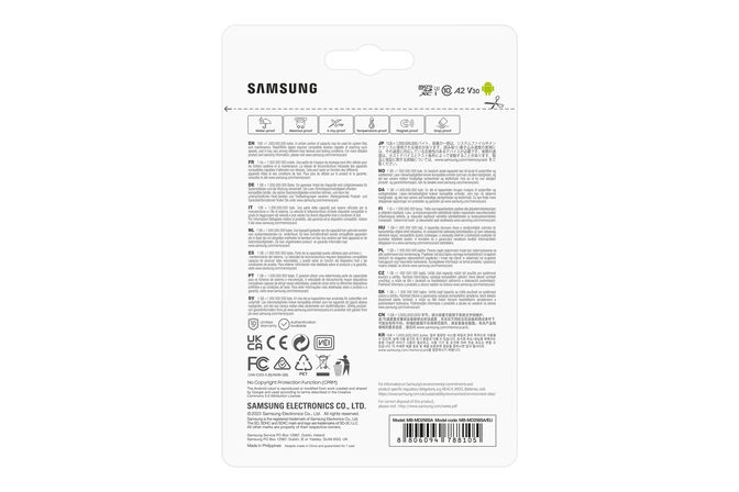 Cart&atilde;o Samsung PRO Plus MicroSDXC UHS-I C10 U3 V30 256GB A2 + Adaptador SD image number 8