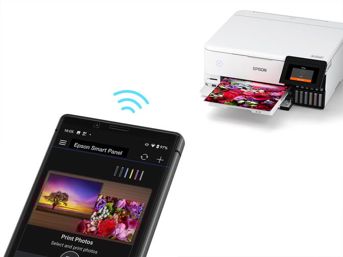 Impressora Multifun&ccedil;&otilde;es a Jato de Tinta Epson EcoTank ET-8500 Wi-Fi image number 3
