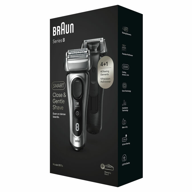 M&aacute;quina de Barbear Braun Series 8 8517s Wet&Dry image number 4