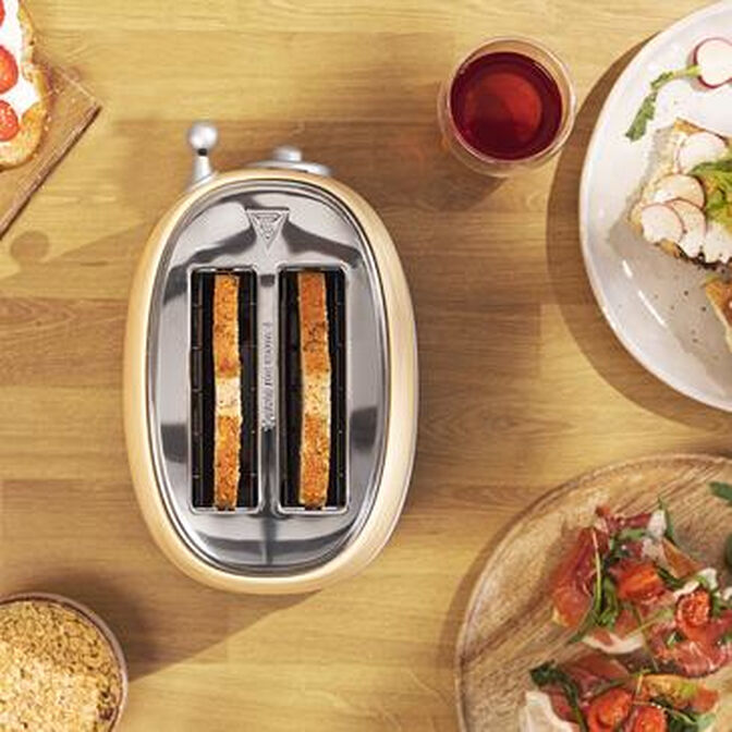 Torradeira Cecotec Toast&Taste 800 Vintage Amarelo Claro image number 2