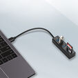 HUB USB AXAGON HMA-CR3A 3x USB-A + SD/microSD, USB3.2 Gen 1, metal image number null