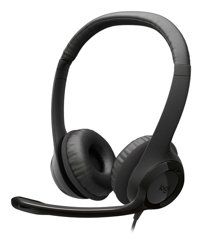 Headset Logitech H390 USB-C Preto image number 5