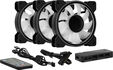 Ventoinha Aerocool Mirage 12 ARGB Pro Preto 120mm (Pack 3) image number null