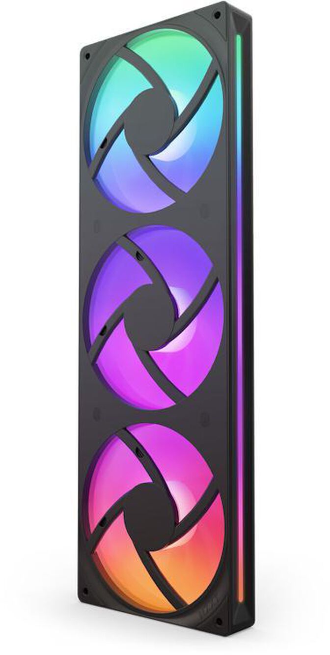 Ventoinha NZXT F360 RGB Core Single-Frame Pretas - Tripla Ventoinha 120mm ( 360mm ) image number 1
