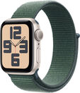 Smartwatch Apple Watch SE (2024) GPS 40mm Alum&iacute;nio Starlight c/ Loop Desportiva Lake Green image number null