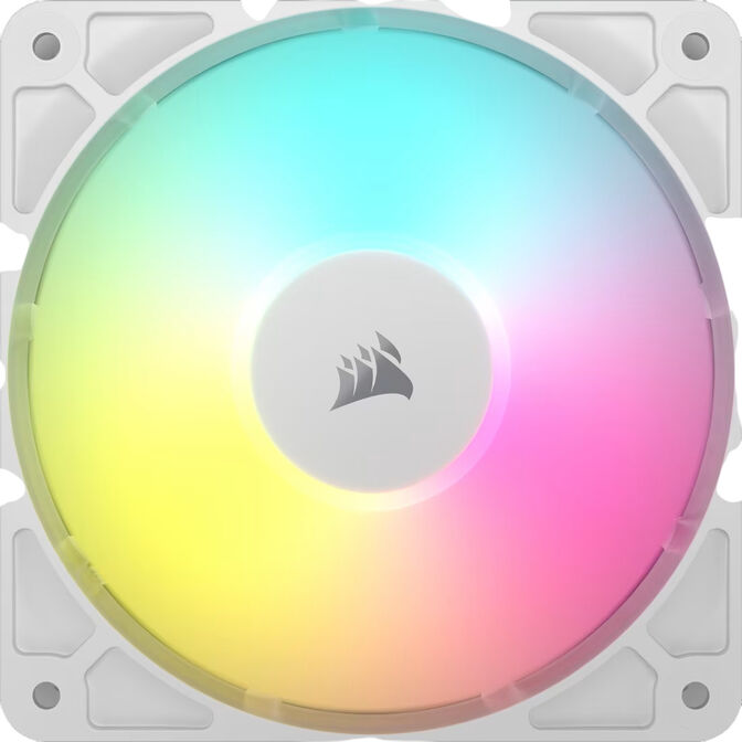 Ventoinha Corsair RS120-R ARGB Reverse PWM Branca 120mm (Pack 3) image number 1