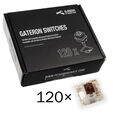 Pack 120 Switches Gateron MX Brown para Glorious GMMK image number null