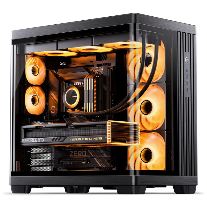 Caixa ATX Jonsbo TK-4 Vidro Temperado Preto image number 4