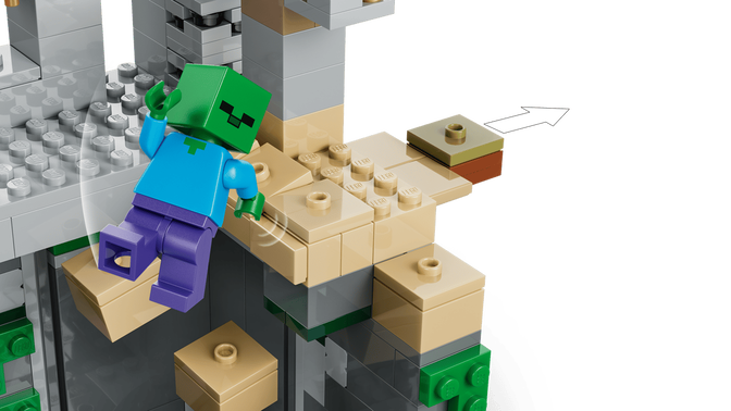 LEGO Minecraft: Masmorra de Zombies, 284 Pe&ccedil;as (21587) image number 5