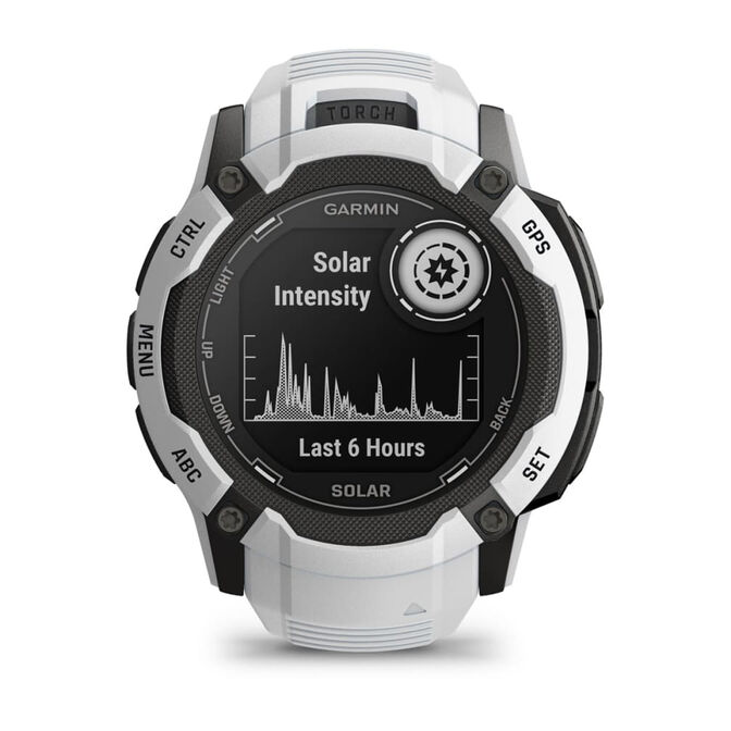 Smartwatch Garmin Instinct 2X Solar 50mm Branco image number 1