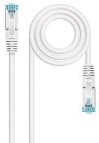 Cabo de Rede Nanocable RJ45 LSZH CAT.7 600MHZ SFTP AWG26 50 CM Branco