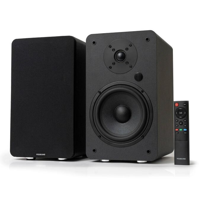 Colunas Hi-Fi Vulkkano A6 ARC 80W Bluetooth HDMI ARC Pretas image number 0