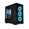 Caixa Micro-ATX Lian Li Vector V100 Mini Preto Vidro Temperado image number null