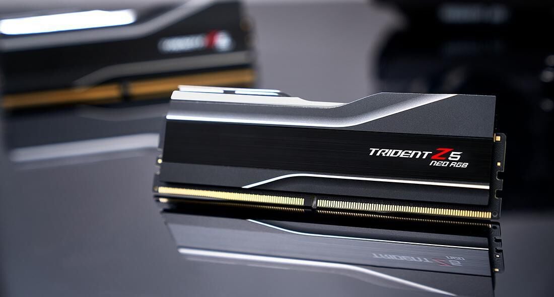 G.Skill Kit 32GB (2 x 16GB) DDR5 6400MHz Trident Z5 Neo RGB CL32 Black