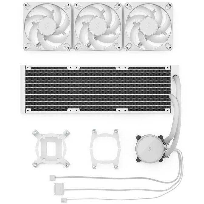 Water Cooler CPU Fractal Design Radius 360 RGB Branco image number 4