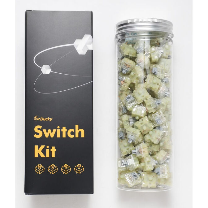 Pack 110 Switches Ducky Cherry MX RGB Speed Silver image number 0