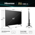 Televis&atilde;o Hisense 65A6Q 65" LED UltraHD 4K VIDAA image number null