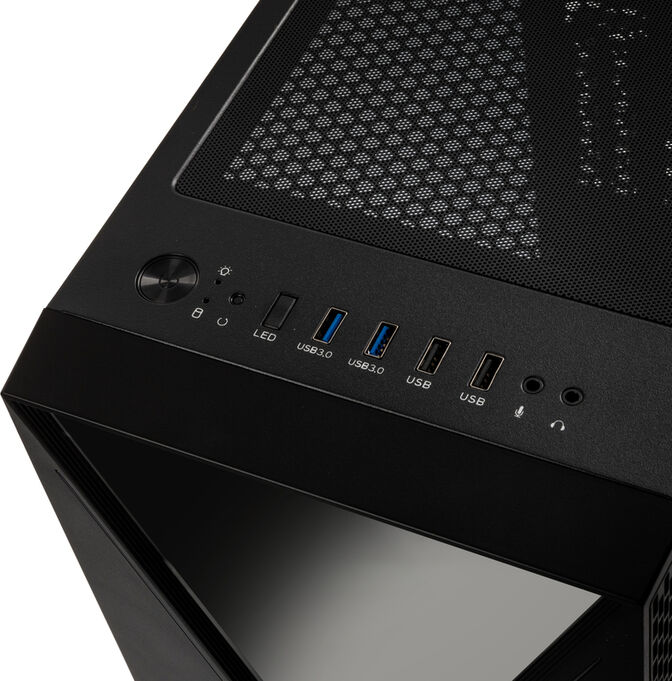 Caixa ATX Kolink VOID X ARGB Vidro Temperado Preto image number 4