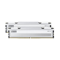KLEVV Kit 32GB (2 x 16GB) DDR5 FIT V 6000MHz CL30 Ceramic White (Intel XMP/AMD Expo)