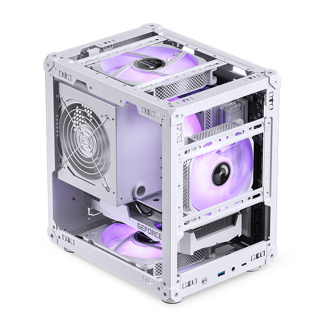 Caixa Micro-ATX Jonsbo C6 Branco image number 1