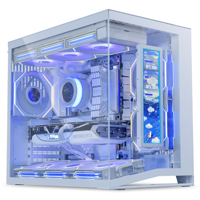 Monitor Port&aacute;til Lian Li 8.8" Branco image number 6