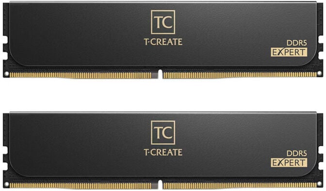 Team Group Kit 64GB (2 x 32GB) DDR5 6000MHz T-Create Expert Preto CL38 image number 0
