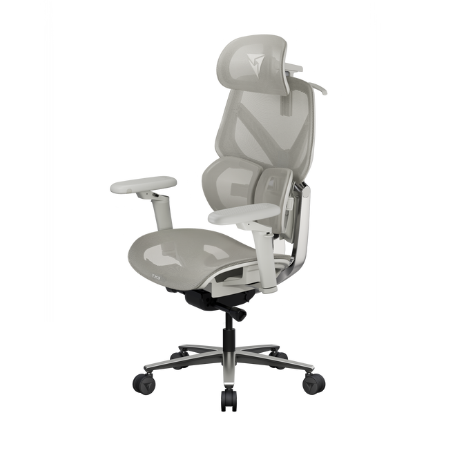 Cadeira Ergon&oacute;mica TX3 (ThunderX3) FLEX Pro, Apoio lombar 360&deg; - Mesh Grey image number 2