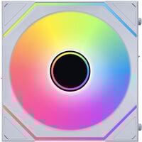 Ventoinha Lian Li UNI FAN SL120 Infinity Wireless RGB Reverse Blade PWM Branco 120mm