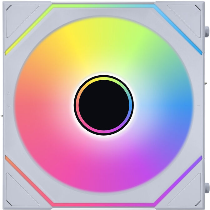 Ventoinha Lian Li UNI FAN SL120 Infinity Wireless RGB Reverse Blade PWM Branco 120mm image number 0