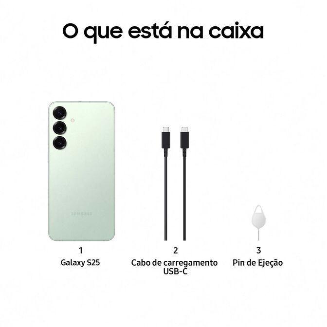Smartphone Samsung Galaxy S25 6.2" (12 / 256GB) 120Hz Menta image number 7