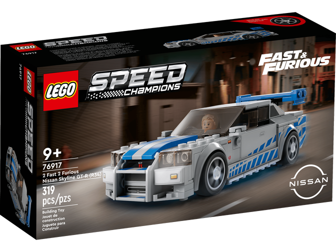 LEGO Speed Champions: Velocidade Furiosa Nissan Skyline GT-R (R34), 319 Pe&ccedil;as (76917) image number 0