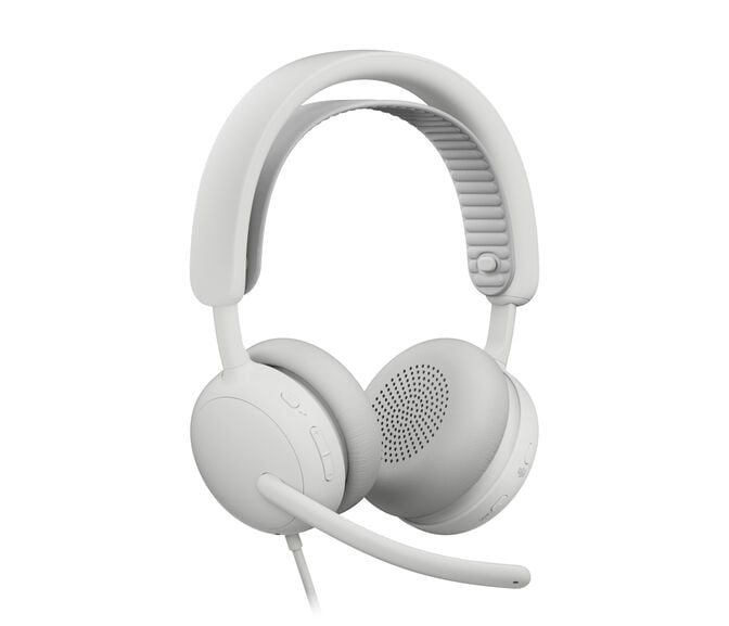 Headset Logitech Zone Wired 2 for Business USB-C ANC Branco image number 2