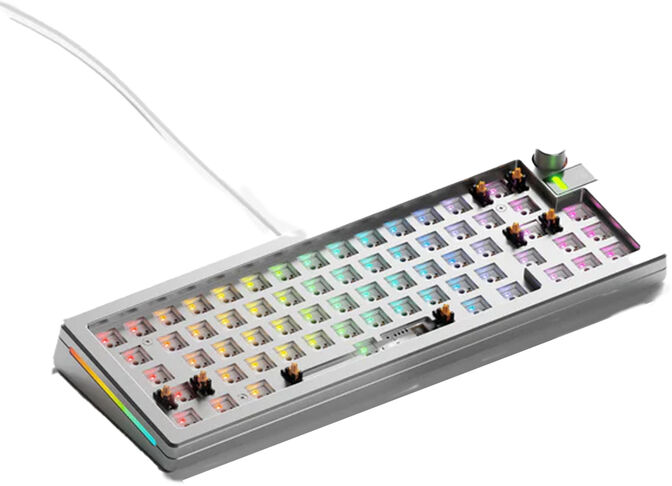 Barebone Glorious GMMK 3 Pro 65% Silver (US) image number 1