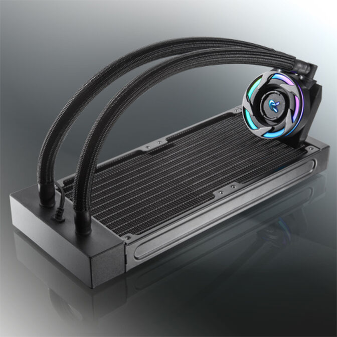Water Cooler CPU Raijintek Eos RGB Rainbow 240mm image number 2