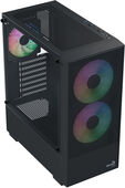 Caixa ATX Aerocool B508A Flow ARGB Vidro Temperado Preto image number null