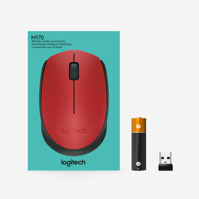 Rato Logitech M171 Wireless Vermelho/Preto image number 6