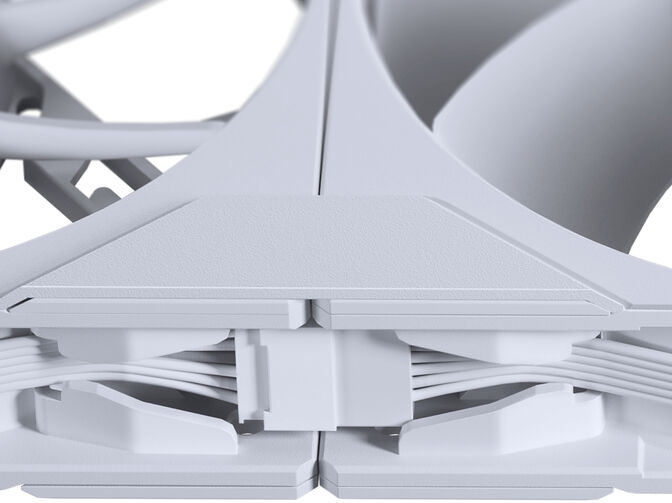 Ventoinha Phanteks M25 Gen2 PWM Reverse Airflow DRGB 120mm Branco (Pack 3) image number 4